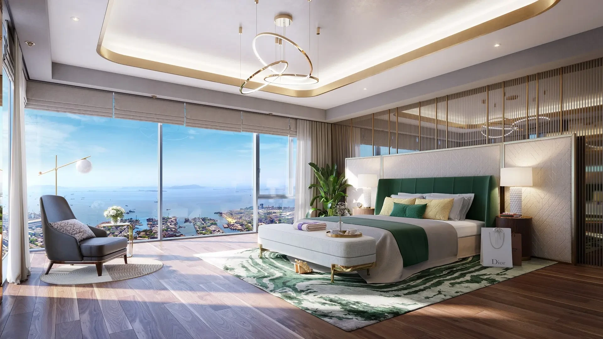 Master Bedroom at L&T Mahalaxmi